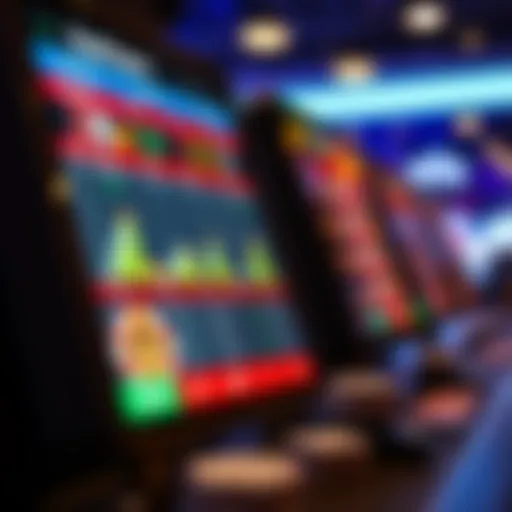 Visual representation of betting app statistics