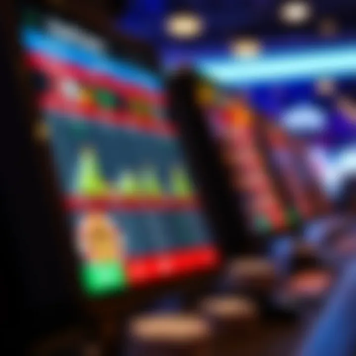 Visual representation of betting app statistics