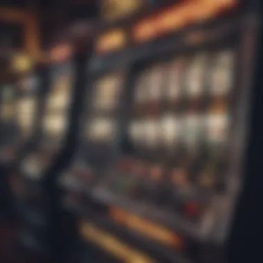 Close-up of unique slot machines available at BlackDiamond Casino