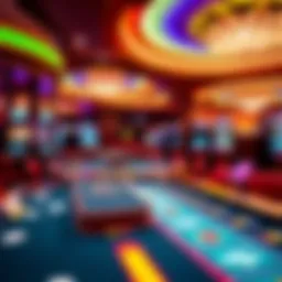 Vibrant gaming floor showcasing diverse table games at Bo Vegas Casino