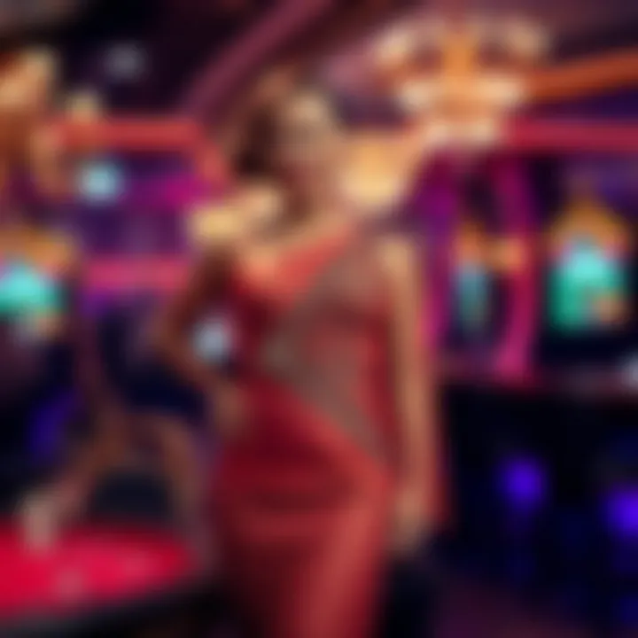 Stylish cocktail dress suitable for a casino night