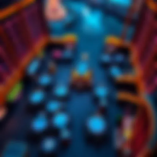 Aerial view of the Aria Resort and Casino showcasing the tournament area