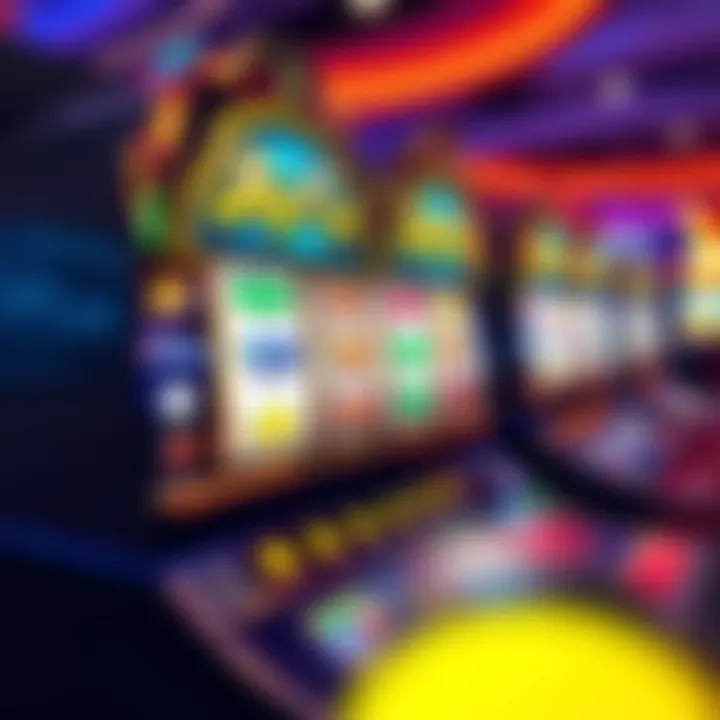 Gameplay mechanics showcasing a Big Fish slot machine interface