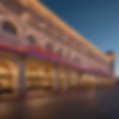 Exterior view of a prominent casino in South Carolina showcasing its architecture