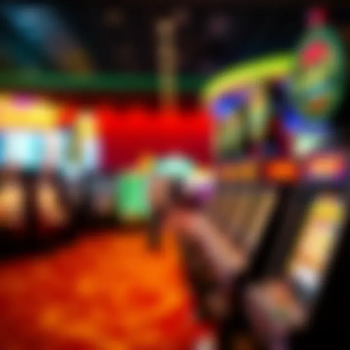 Vibrant gaming floor showcasing slot machines