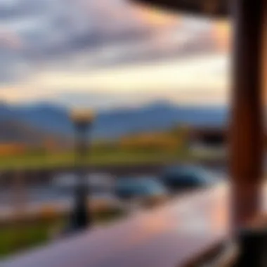 Scenic view of Pocono Mountains surrounding a casino