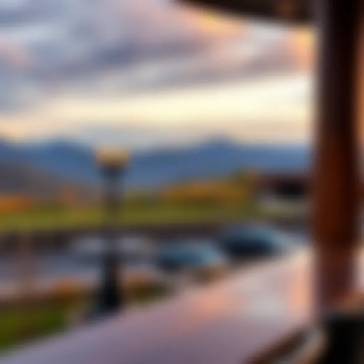 Scenic view of Pocono Mountains surrounding a casino