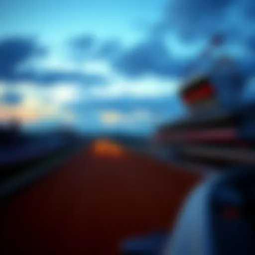A breathtaking view of Churchill Downs racetrack during a vibrant race day.