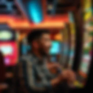 Player enjoying a classic slot game