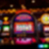 A vibrant buffalo penny slot machine in action