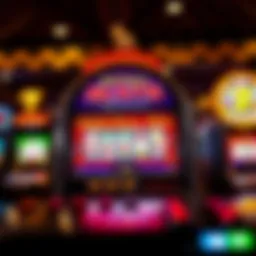 A vibrant buffalo penny slot machine in action