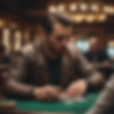 Psychological elements of poker represented through a thoughtful player