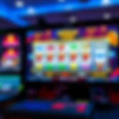 Captivating Gameplay Moment A captivating moment of gameplay on a PC screen featuring spinning reels.