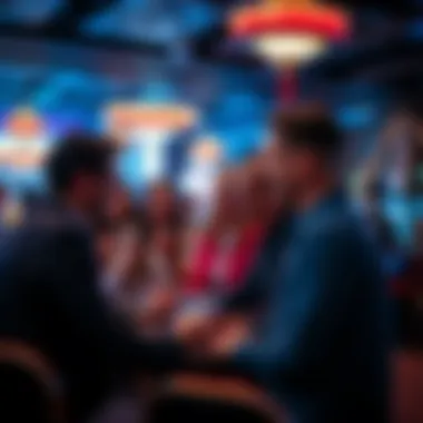 Group of individuals enjoying a Keno game together