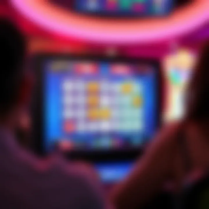 Strategic gameplay illustrated on a digital screen