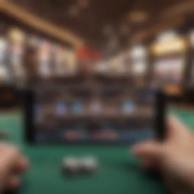Mobile Skill-Based Gaming Options A mobile app displaying skill-based gaming options