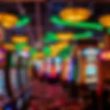 Vibrant gaming floor at Hard Rock Casino Tampa showcasing diverse slot machines