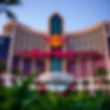 Stunning Facade of the Hard Rock Hotel Exterior view of the Hard Rock Hotel showcasing its unique architecture