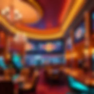 Luxurious Interiors of the Hard Rock Hotel Interior of the Hard Rock Hotel featuring luxurious amenities