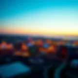 Aerial view of the new casino facility in Long Island