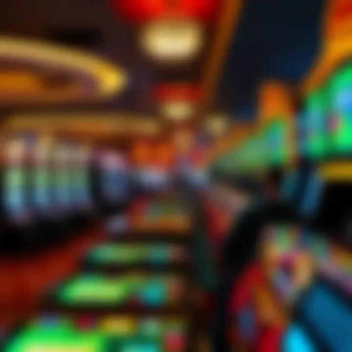 A glimpse of the luxurious gaming floor showcasing various table games