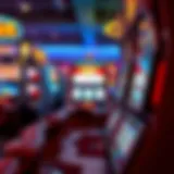 A vibrant slot machine showcasing various themes and designs.