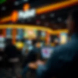 Overview of the Pulse Casino gaming interface