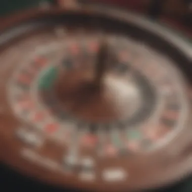 A visual representation of the psychological factors influencing player decisions in roulette, emphasizing risk and reward.