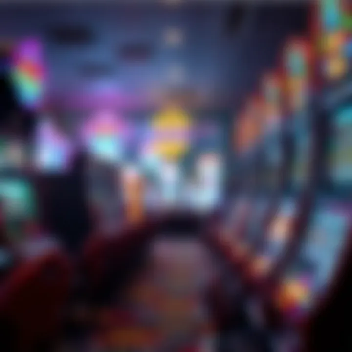 Visual representation of various slot machine mechanics and rules