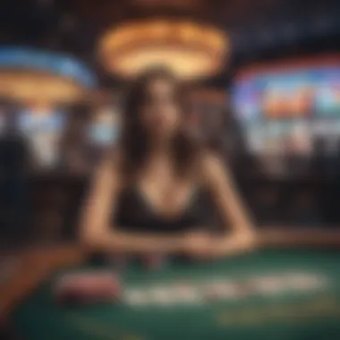 Promoting Responsible Gambling A serene environment emphasizing the importance of responsible gambling practices.