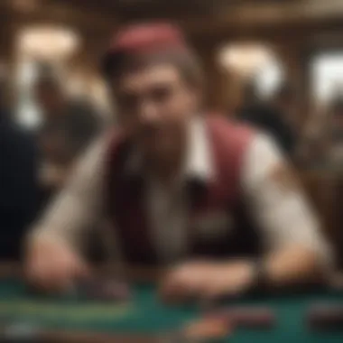 A cultural montage of poker flushes, displaying historical references and notable moments in poker history.
