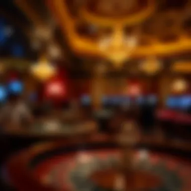 An elegant casino interior filled with excitement and anticipation.