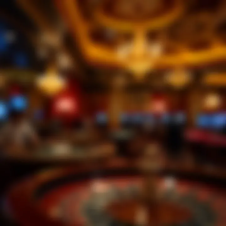 An elegant casino interior filled with excitement and anticipation.