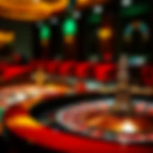 Classic Roulette Royale Experience A classic Roulette Royale table with vibrant colors and a spinning wheel.