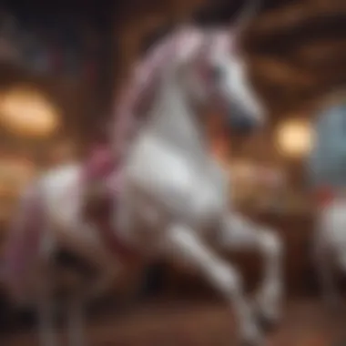 Cultural Significance of Unicorns A captivating scene that illustrates the cultural significance of unicorns in gaming, featuring traditional and modern elements.