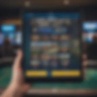 A digital interface of William Hill's online betting platform