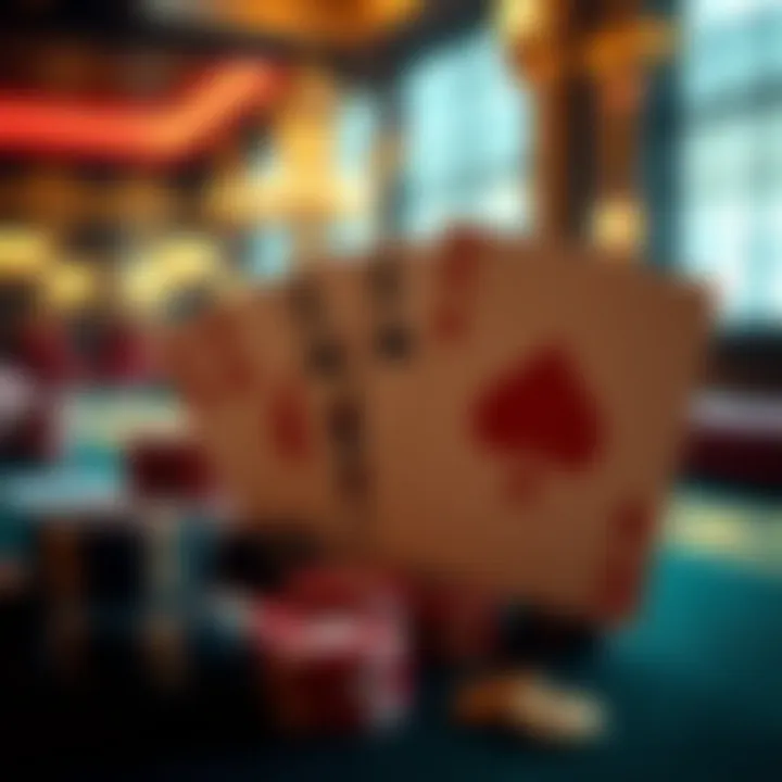 The historical origins of baccarat depicted through classic cards and gaming elements.