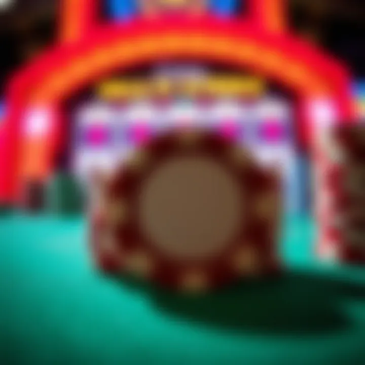 A close-up of poker chips reflecting the psychological tension of the game