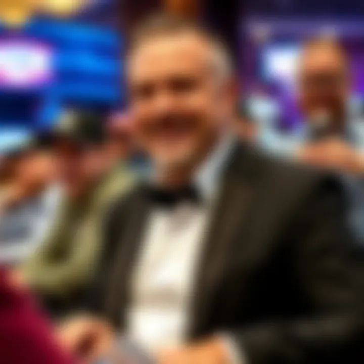 A collage of WPT events highlighting various hosts and their unique styles.