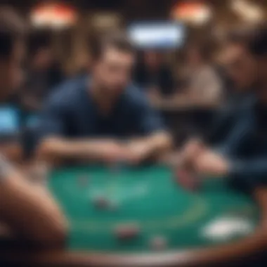 Strategic Gameplay in the WPT App Strategic gameplay session on the WPT app