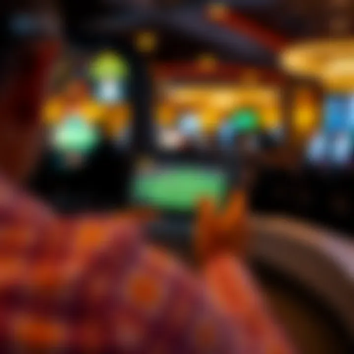 User navigating the Fox Bet Sportsbook App interface