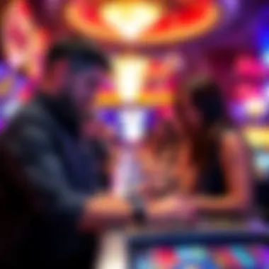 Dedicated staff assisting guests at the casino