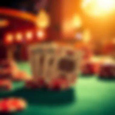 Elegant card displays reflecting the game's vibrant nature