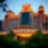 Exterior view showcasing the grandeur of Horseshoe Casino Tunica