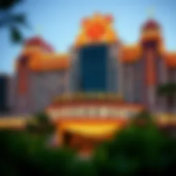 Exterior view showcasing the grandeur of Horseshoe Casino Tunica