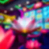 Symbolic representation of the Lotus Flower slot game interface