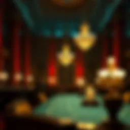 A historical representation of baccarat's origins