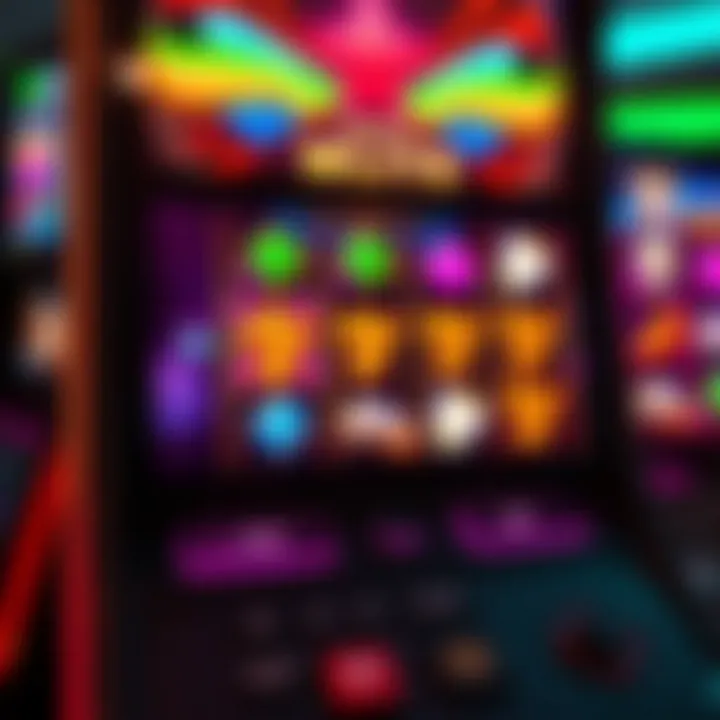An innovative mobile slot machine interface showcasing vibrant graphics and engaging gameplay