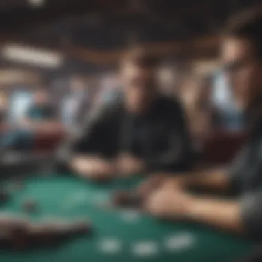 Technological Advances in Online Poker A depiction of advanced technology enhancing the online poker experience.