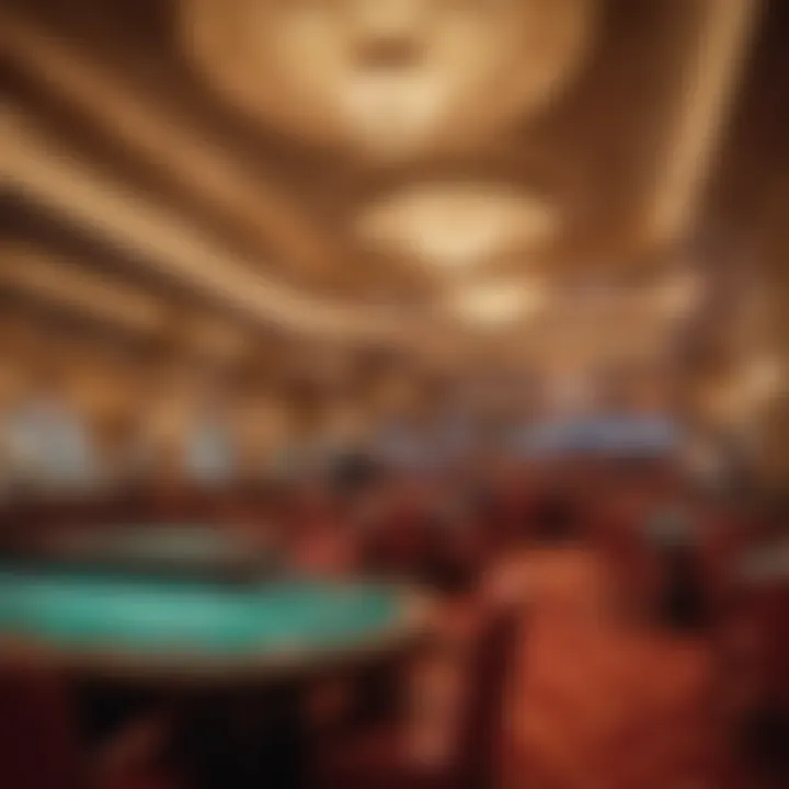 Luxurious casino environment